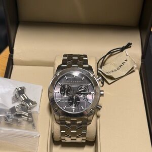 Burberry Black and Silver Watch BU1850